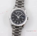 Swiss Replica Rolex Day-Date 40 Presidential Black Dial TWS 2836 Watch